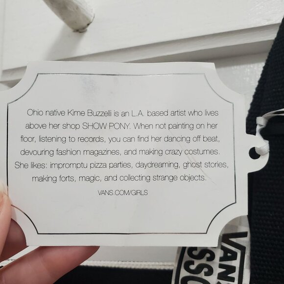 Vans x Kime Buzzelli Sorry is for Suckers Canvas Artist Art Print Tote Bag NWT - Picture 6 of 10